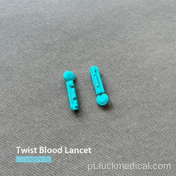 Dispositivos Lancet de glicose de sangue descartável
